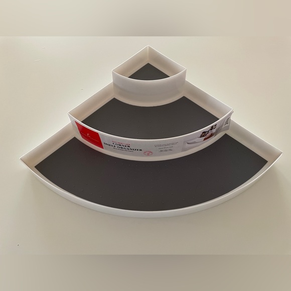 EMERIL LAGASSE Non-Skid 3 Tier Corner Shelf Organizer - Picture 1 of 6